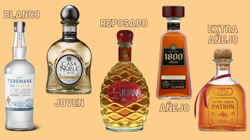 Types of Tequila