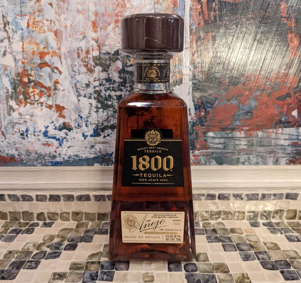 1800 Anejo Tequila Bottle